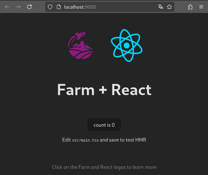 Farm with React Farm with React